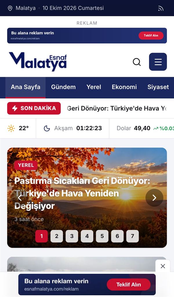Mobil ana sayfa